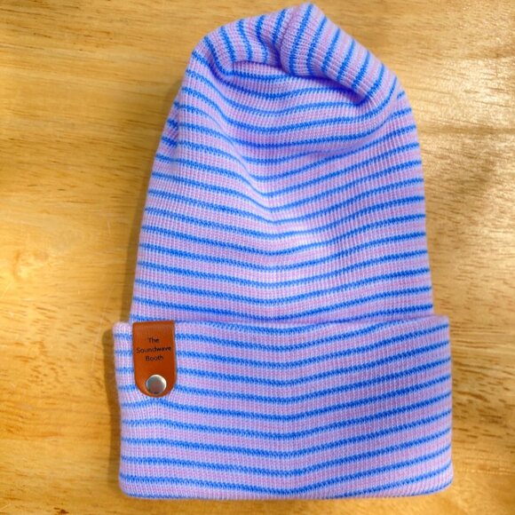 Love You To The Moon And Back Soundwave Newborn Baby Beanie - Premade - Picture 9 of 9